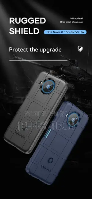 Rugged Shield Silicone Case for Nokia 9 Pureview
