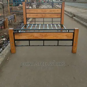 5 by 6 Metali Frame Hardwood Stands