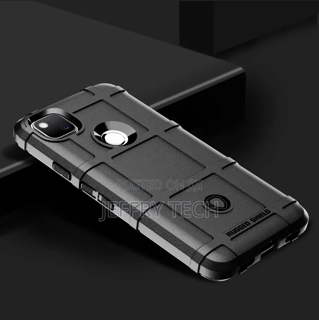 For Google Pixel 5 Full Coverage Shockproof TPU Case(Black)