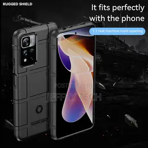 Case for POCO M4 Pro Rugged Shield Shockproof Soft TPU Armor