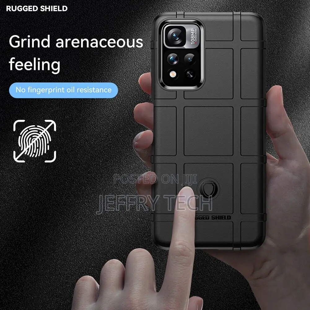 Case for POCO M4 Pro Rugged Shield Shockproof Soft TPU Armor