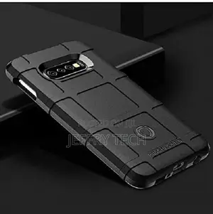 Rugged Shield Armor Case for Samsung Galaxy S10e - Black