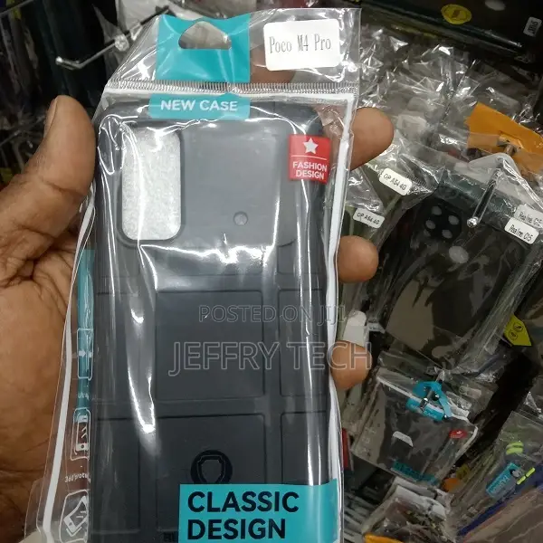Case Xiaomi Poco M4 Pro 4G - Rugged Shield Black Armor Softc