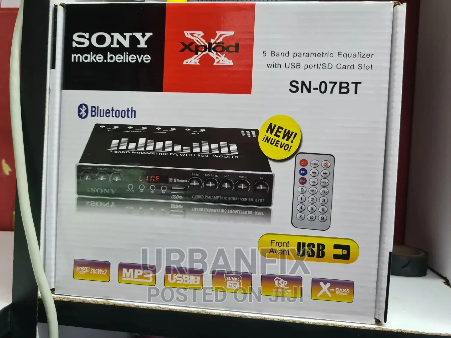 7 Band Sony Xplode Equalizer With Bluetooth