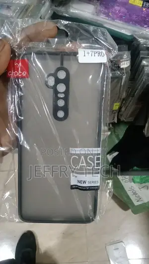 Back Cover for Oneplus 7 Pro, Smoke Translucent Shock Proof