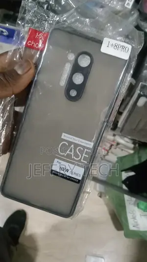 Smoke Silicone Oneplus 8 Pro Back Cover