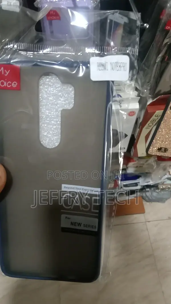 Back Cover for Redmi Note 8 Pro Smoke Shock Proof Rubberised