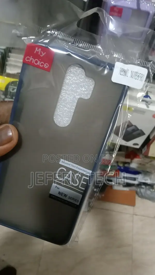 Back Cover for Redmi Note 8 Pro Smoke Shock Proof Rubberised