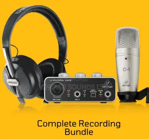 U Phoria Studio Complete Recording Podcasting Bunder Set