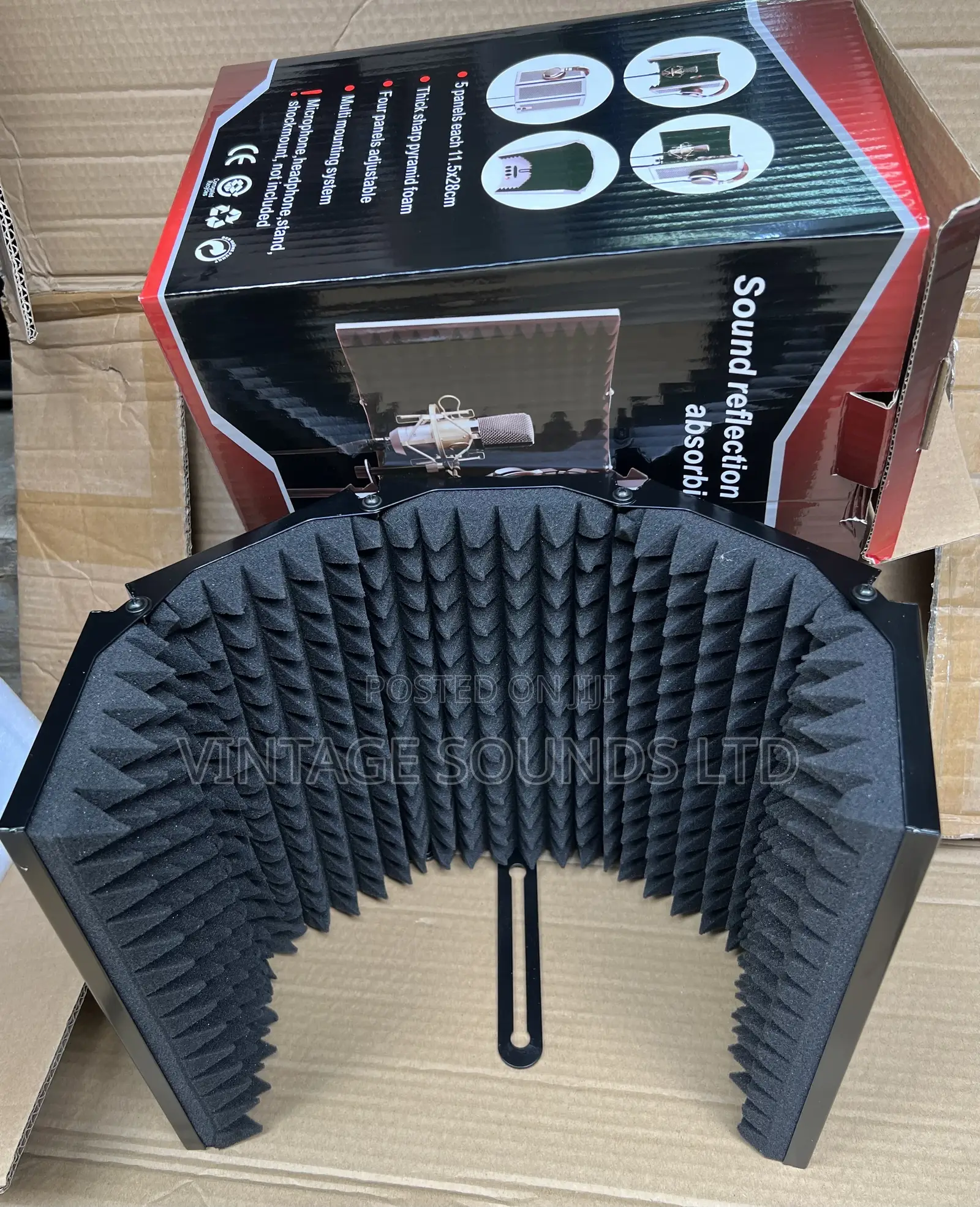 Studio Isolation Booth Mic Shield