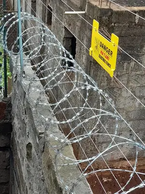 Electric Fence With Razor Wire