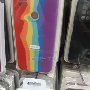 Rainbow Colors Designer Hard Back Cover for Mi Redmi 10A 4G