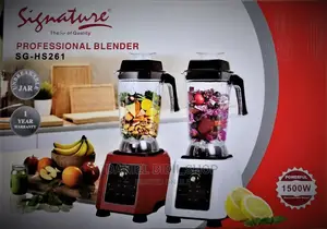 Signature Commercial Blender 1500w With Two Jugs
