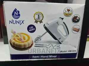 Nunix Hand Mixers With 2 Whisks And 2 Beaters