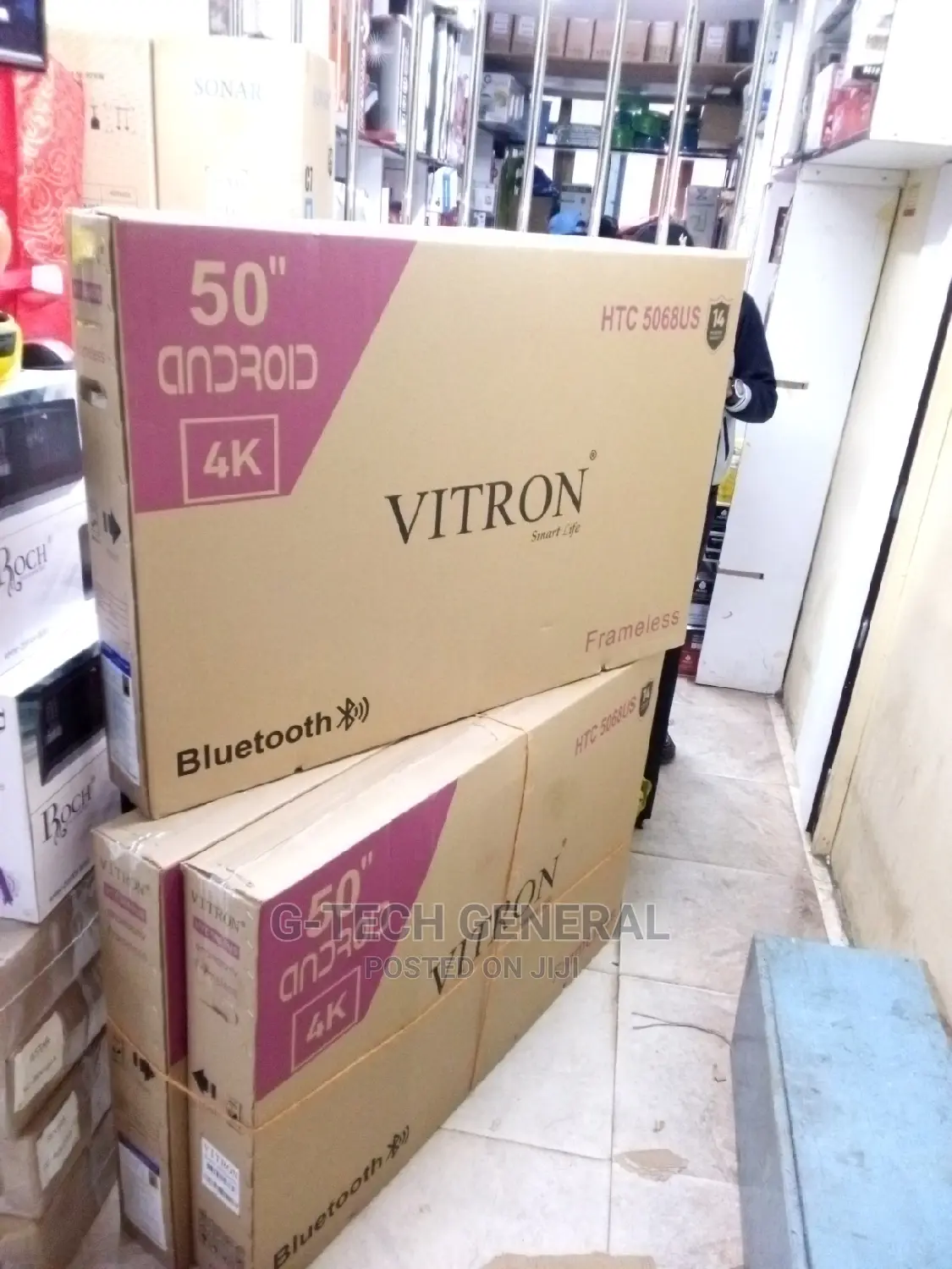 Vitron 50" Inch Uhd Frameless Android