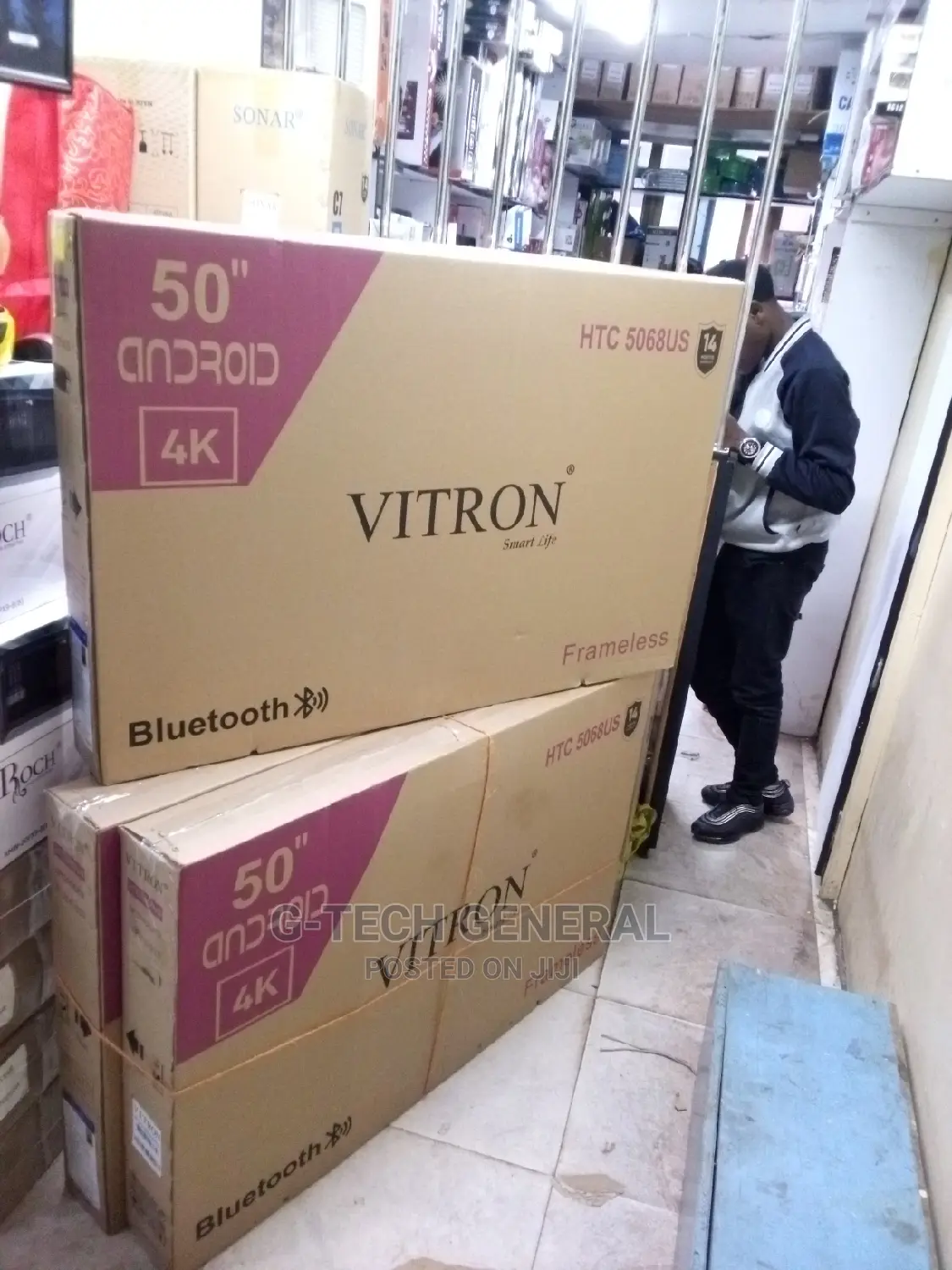 Vitron 50" Inch Uhd Frameless Android