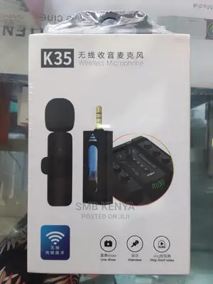 Wireless Dual Mic For Camera And Smart Phone 3.5 Mm Jack