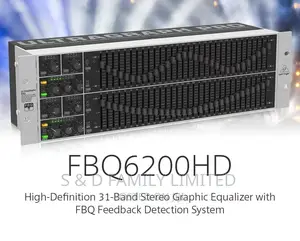 Behringer ULTRAGRAPH PRO FBQ6200HD Graphic Equalizer