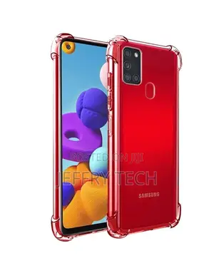 Transparent Shockproof Back Cover- Samsung A21s