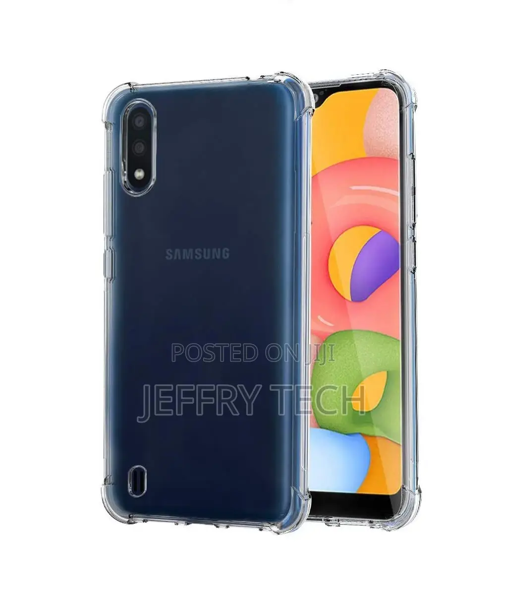 Transparent Shockproof Backcover- Samsung A01
