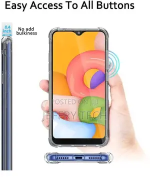 Transparent Shockproof Backcover- Samsung A01