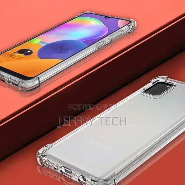 Transparent Shockproof Backcover- Samsung A31