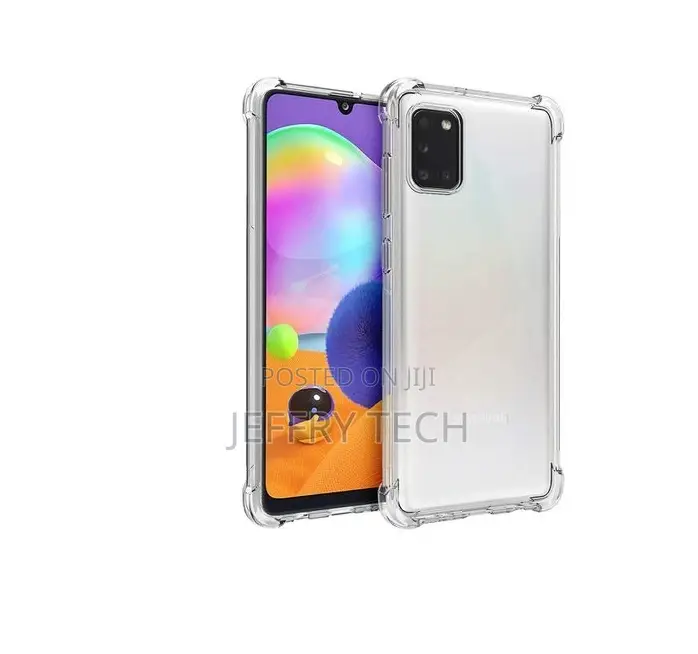 Transparent Shockproof Backcover- Samsung A31
