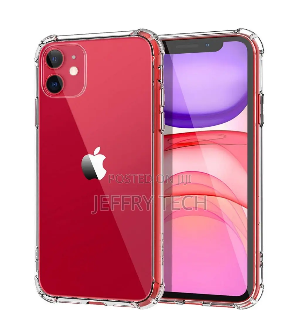 Transparent Shockproof Back Cover- iPhone 11