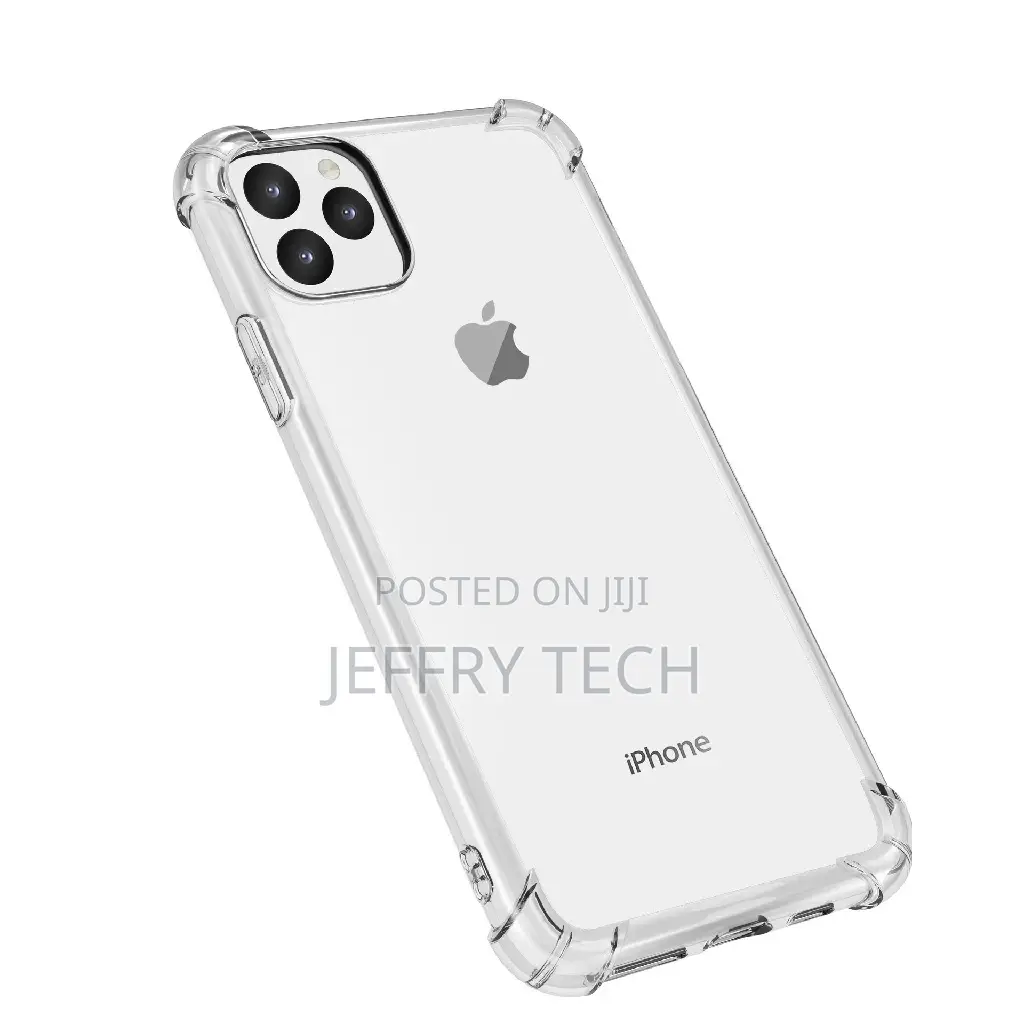 Transparent Shockproof Back Cover- iPhone 12/12 Pro