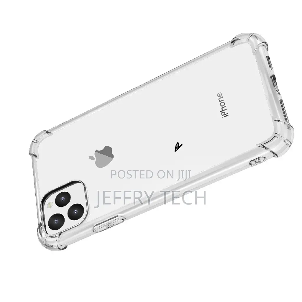 Transparent Shockproof Back Cover- iPhone 12/12 Pro
