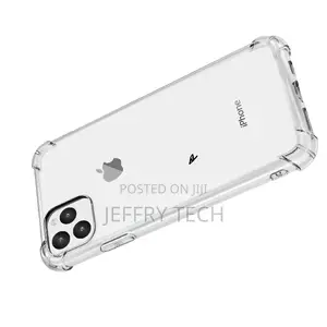 Transparent Shockproof Back Cover- iPhone 12/12 Pro