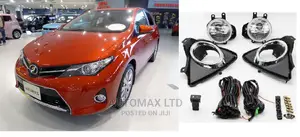 New Chrome Finish Fog Lamp Set: For Toyota Auris: Yr2013+
