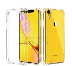 Transparent Shockproof Back Cover – iPhone XR