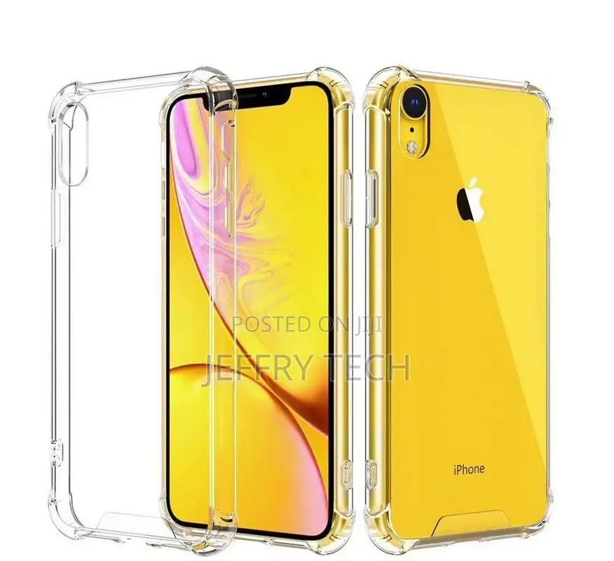 Transparent Shockproof Back Cover – iPhone XR