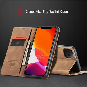 Caseme Flip Leather Phone Case for iPhone 13 12 14 Pro Max