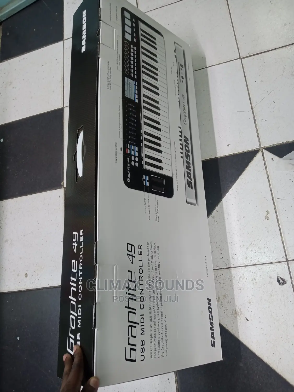 Midi Keyboard Graphite 49 Samson