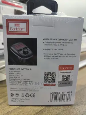 Earldom M55 Car Mp3+Charger Fm Transmitter