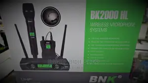Bnk 2in1 Uhf Dual Wireless Microphone Bk2000hl