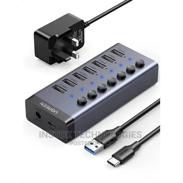 Ugreen 7-Port Powered USB 3.0 Hub - Cm481