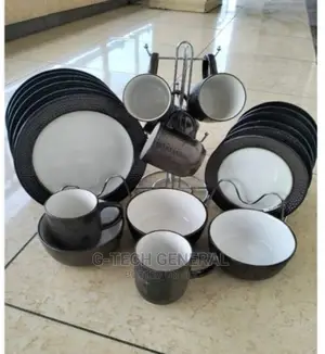 24pcs Dinner Set(Black)