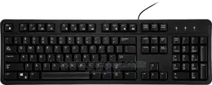 HP Wired USB Keyboard - Black