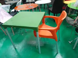 Green Hotel Table Plus Chair