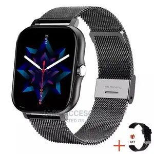 I7 Smart Watch With Stainless Steel Strap
