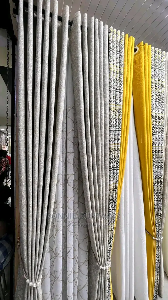 Curtains Tape Rods Rings Shears Curtains
