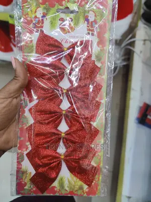 Christmas Bow Set of 6pcs