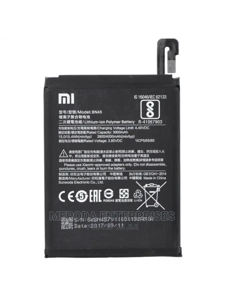Redmi 5 Pro,5A,Note 5A, Note 5 Battery