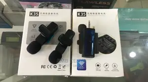 Wireless Lapel Microphone Dual Universal for Camera,Phone