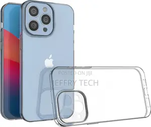 Transparent Silicone Case With Camera Protection iPhone 14