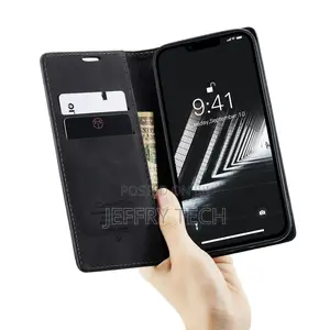 Caseme iPhone 14 Plus Flip Case (Black)