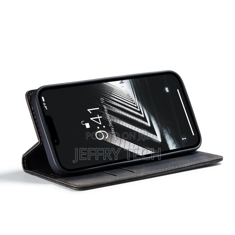 Caseme iPhone 14 Plus Flip Case (Black)